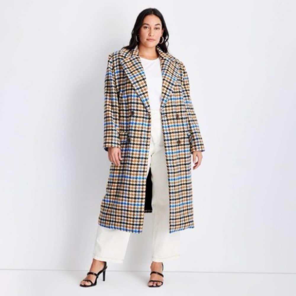Future Collective Double Breasted Trench Coat : Kahlana Barfield Brown